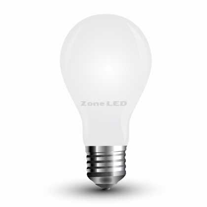 LED Bulb - 6W Filament E27 A60 White Cover 3000K Warm White