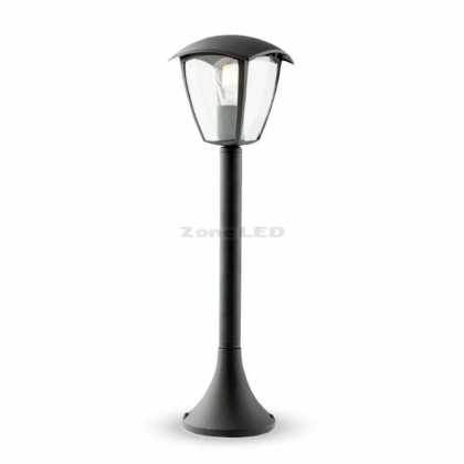 Garden Lamp with E27 base  600mm Height IP44 Black Body