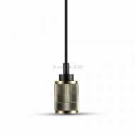 Bronz Pendant Aluminum body Holder with Adjustable Cable E27 base