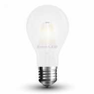 LED Birnen 7W Glühfaden E27 A60 А++ Frost Abdeckung Warmweiss 2700К