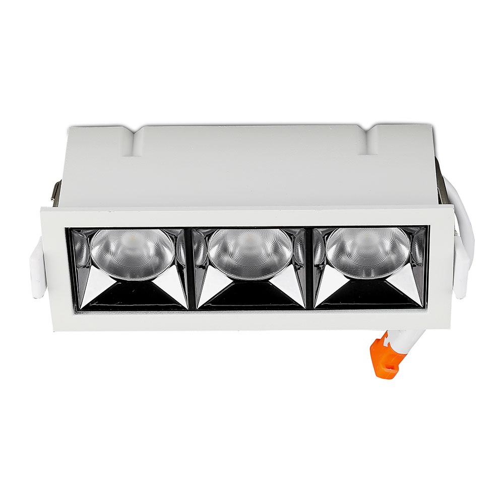 V-TAC LED Downlight 12W Rechteckig 5700K 80mm IP20