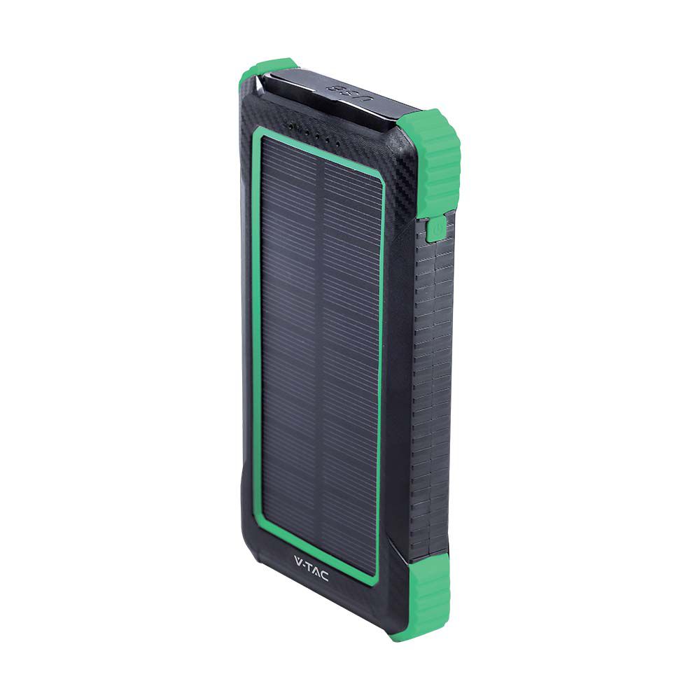 V-TAC Power Bank 10000mAh Solar 175mm