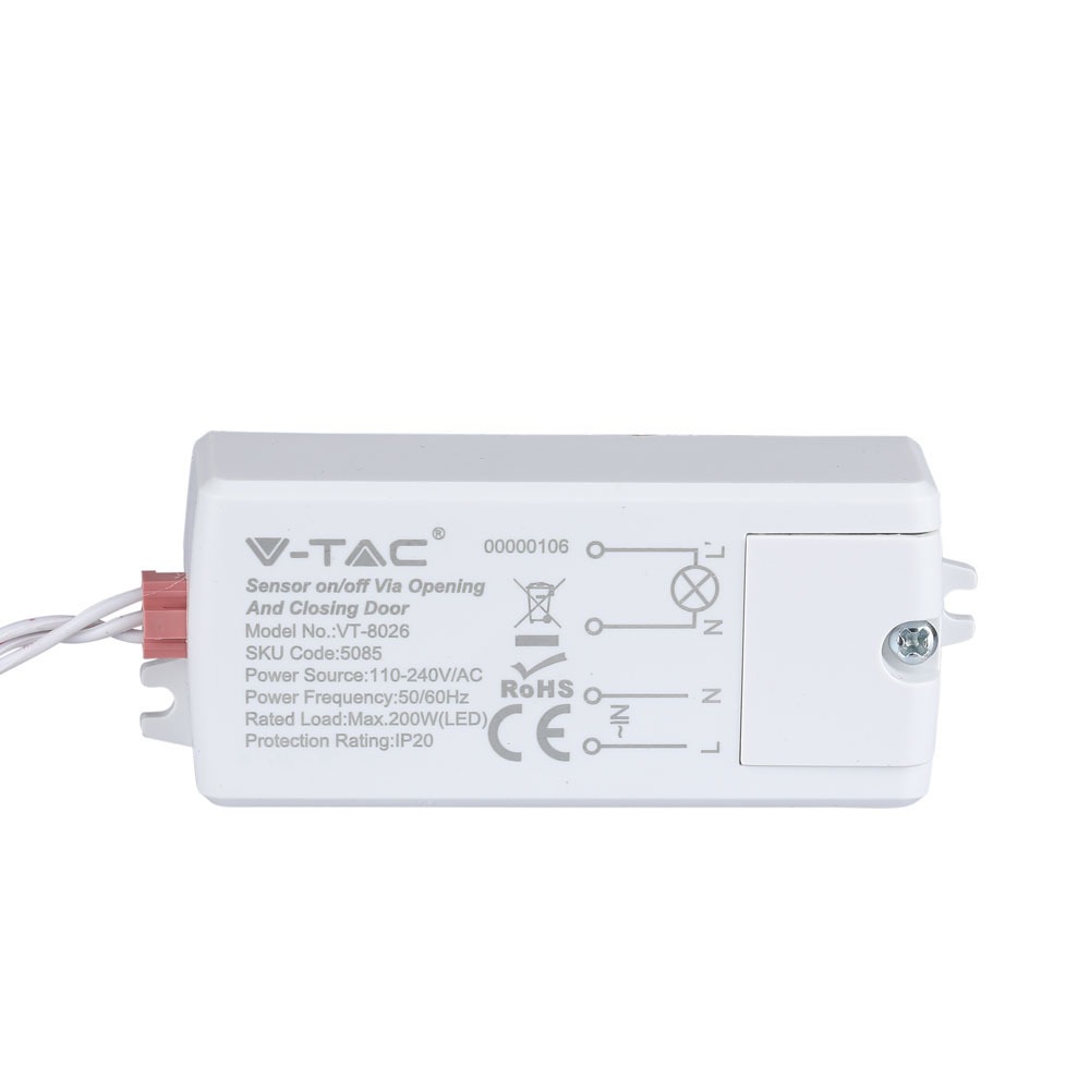 V-TAC Bewegungsmelder Infrarot 50mm IP20