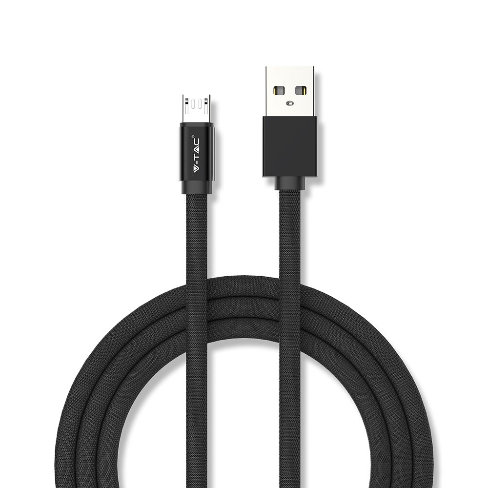 V-TAC USB Kabel Micro USB 2,4A 75mm