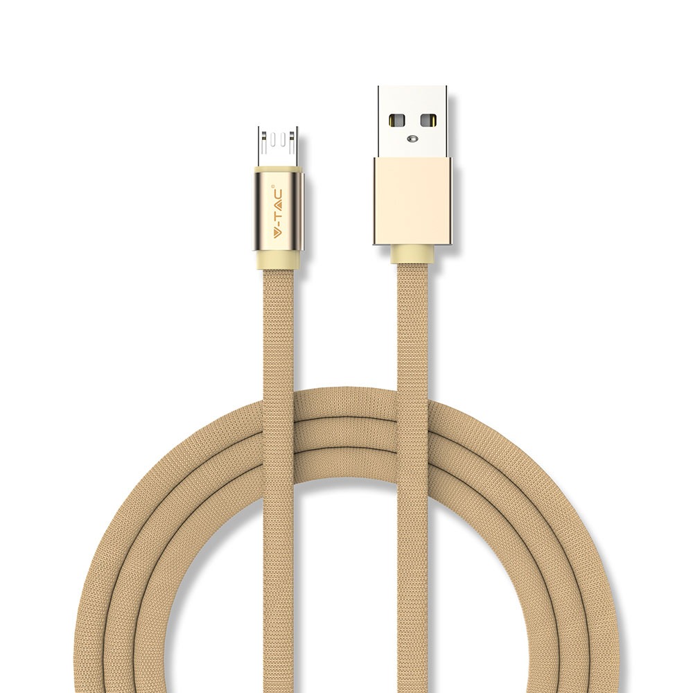 V-TAC USB Kabel Micro USB 2,4A 75mm