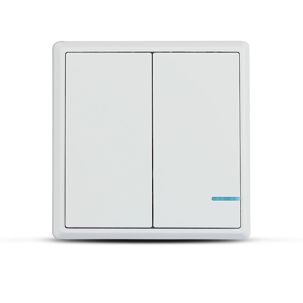 V-TAC Wandschalter 2 Gang IP66 90mm