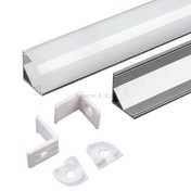 Led Aluminium Profil 2000X15.8X15.8 Matt Weiss Gehause