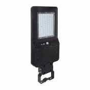40W LED Solar Straßenlaterne Schwarz Gehäuse 4000K 120LM / W