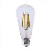 4W ST64  Filament Bulb Transparent  Cover  3000K E27