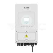 6kW On/Off Grid Hybrid Solar Inverter Single Phase IP20 Cable Connects And Smart Meter 5 Years EU Specification 