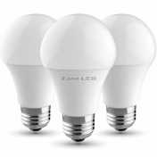 10.5W A60 LED Bulb 2700K E27 Plastic 3pcs/set          