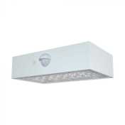 3W LED Solar Wall Luminaire-Brick 350LM Lithium Battery 3.7v 1200mAh With Motion Sensor 4000K+3000K White