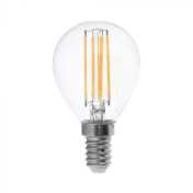 LED-Glühbirne 6W Filament E14 P45 Transparente Abdeckung 6500K
