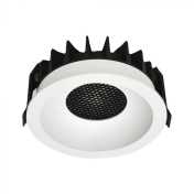 24W LED Honey COMB Downlight Bridgelux Chip 3in1 White Ring + Black Heating