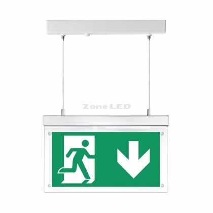 2W RECESSED HANGING EMERGENCY EXIT LIGHT(12 HOURS CHARGING) 6000K