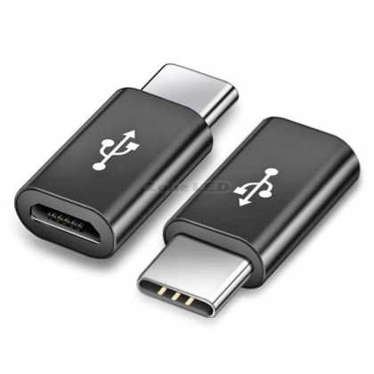 Adaptor Micro USB to Type-C Black