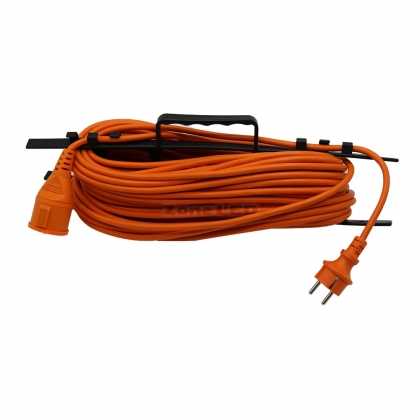 Extension Cord ( 3G 1.5mm x 30m ) 1Way 16A IP44 Orange  & Black