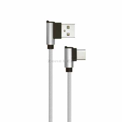 1m Typ C USB Kabel fürbe grau Diamond Serie