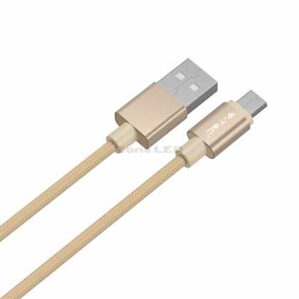 1m Micro USB Kabel, Gold Platin Serie 