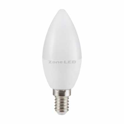5.5W E14 LED Lampen Kerzenfürm Kunststoff 2700K SET/6 STK 