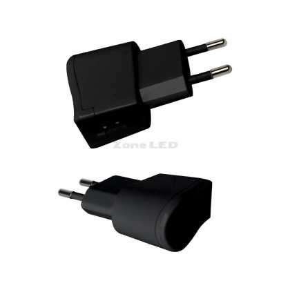 USB-Reiseadapter mit Doppel-Blister-Packung Schwarz