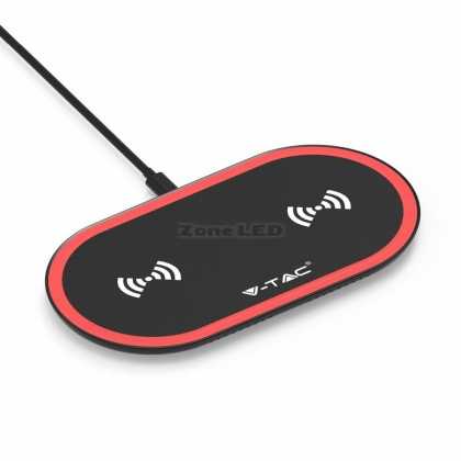 10W Wireless Charging PAD Black - Red Color