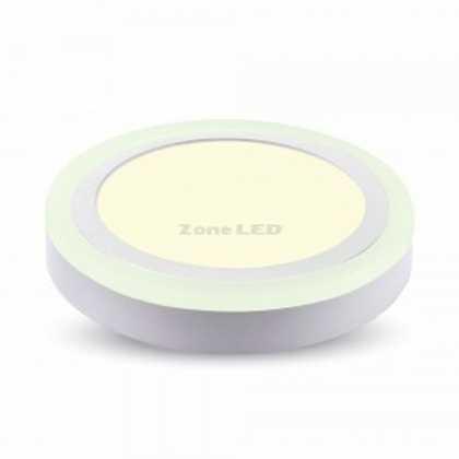 15W LED Panel Surface Twin Round Natural White