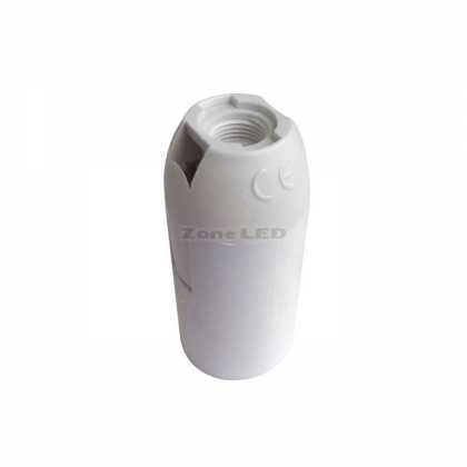 E14 LAMP HOLDER -White With Spring Type Terminal Thermoplastic