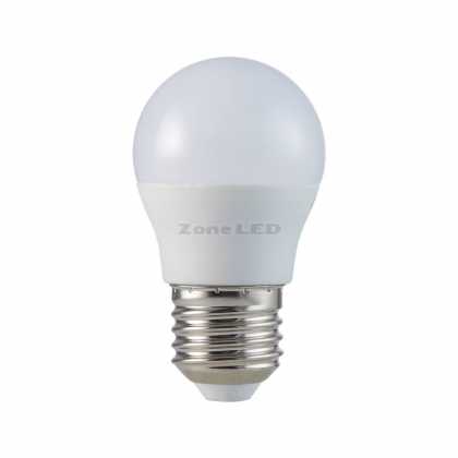 5.5W E27 G45 LED Lampe Plastic Tropfen Form 4000K 6PCS/PACK