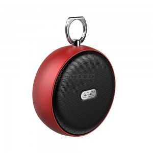 Tragbarer Bluetooth Lautsprecher mit Micro USB und End Kabel (TWS-Funktion) 800 mAh Batterie ROT