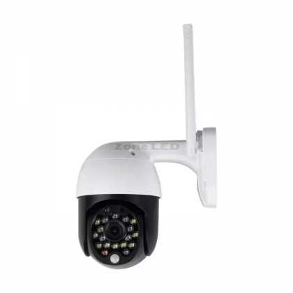 P09-18 Outdoor WIFI Camera With RED & BLUE Light 3MP IP65 Dome