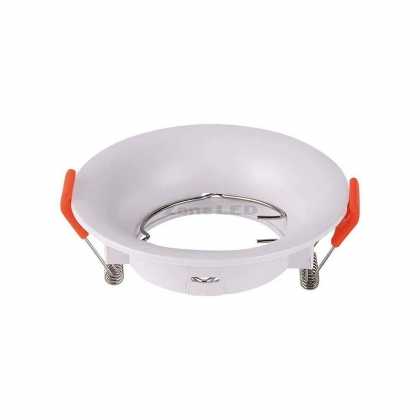 GU10 Body Fitting Round White