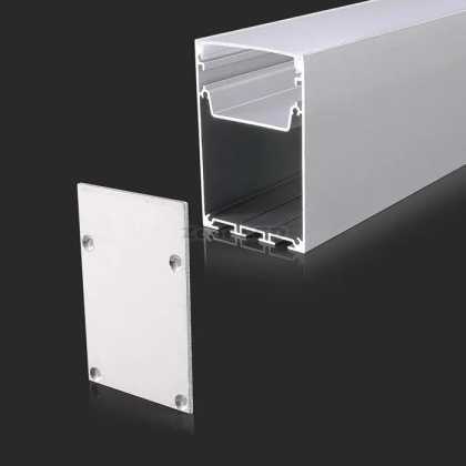 Mounting KIT With Diffuser For LED Strip  Surfaced  2000x50x75mm WHITE