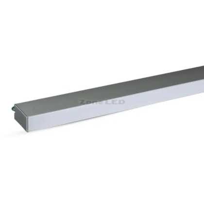 40w Led Linear Hanging Suspension Light With Samsung Chip 4000k Silver Body