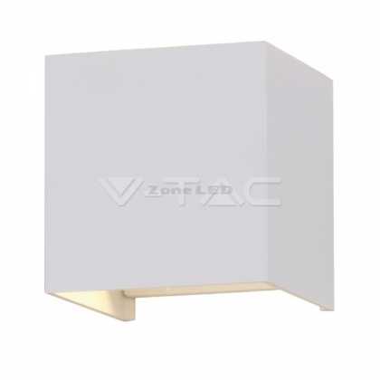 12W Wall Lamp With BRIDGELUX Chip 3000K Grey Body Square