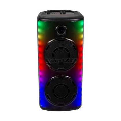 400W Rechargeable  Speaker With One Wired Microphone,  RF Control , Handle (2 x 6.5inch)