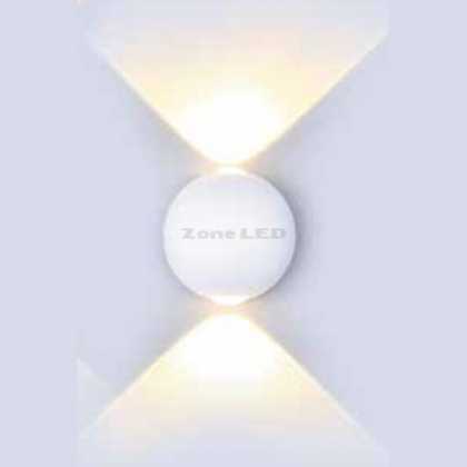 6W Led Wall Light  3000K -WhiteBody