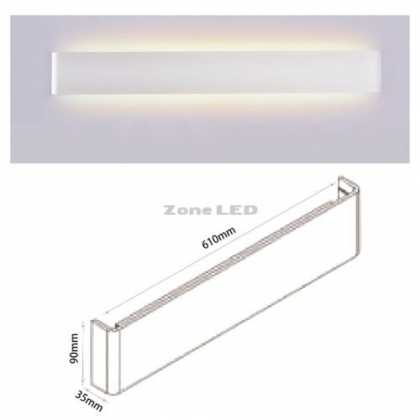 20W LED Wall Light 3000K White Body IP44