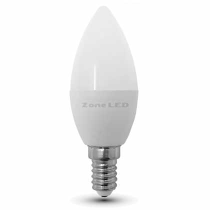 LED Bulb - 5.5W E14 Candle 6400K                                                 