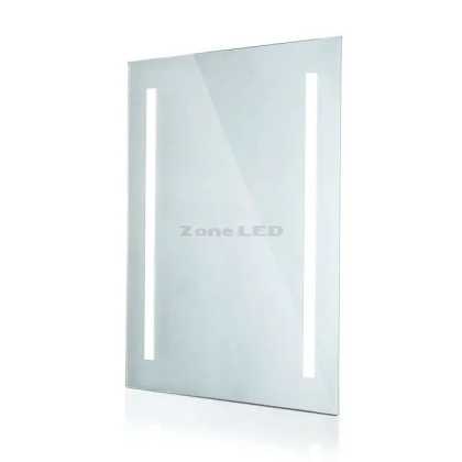 38W LED Spiegelleuchte Rechteck Chrom 6400K Abmessung: 800 x 600mm