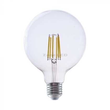 4W LED G125 E27 Glühlampe 3000K Transparente Abdeckung
