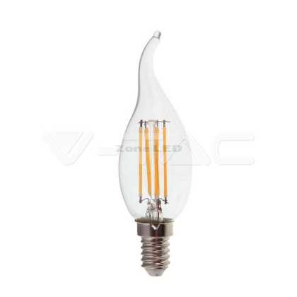 4W E14 Twist LED Bulb Filament Candle Tail 4000K