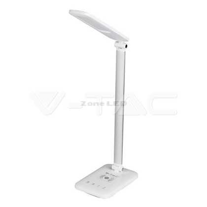7W LED Table Lamp With Wireless Charger 3in 1-White