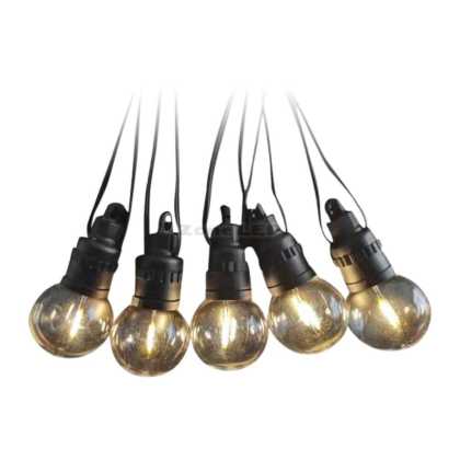 LED Solar String Light 0.5W Bulb 12m. with Remote Control