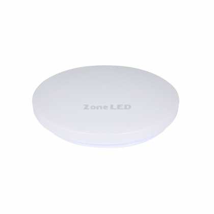 30W LED Dome Light Round Microwave Sensor White Frame 4000K IP44