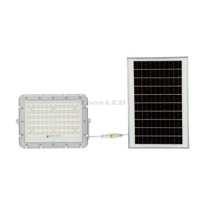 120 W LED-SOLARFLUTLICHT 6400K 12000 mAh BATTERIE 3 m Kabel Intelligente Infrarot-Fernbedienung Schnellladung WEISSES Körper