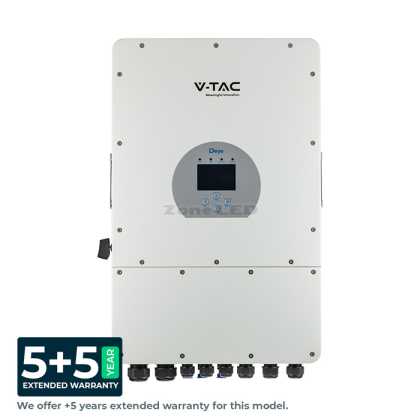 5kW On/Off Grid Hybrid Solar Inverter Three Phase 380VAC EU Specification Warranty 5+5yrs Optional