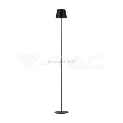 4W LED Floor LAMP 4400mA BATTERY 3000K IP54 Black Body 