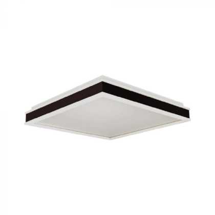 24W LED Designer Ceiling Light Square Black 4000K Dimmable