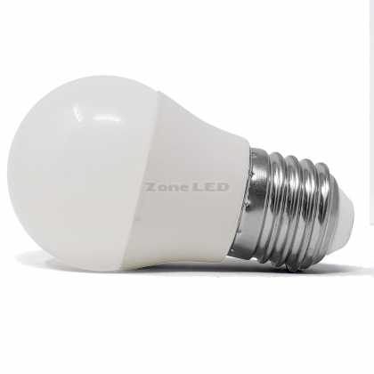  4.5W E27 G45 LED Bulb SAMSUNG Chip Plastic 4000K